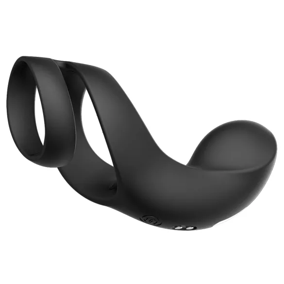Svakom Benedict - anillo vibrador para pene y perineo - silicona negra