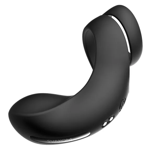 Svakom Benedict - anillo vibrador para pene y perineo - silicona negra