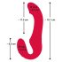Vibrador sin correas con control remoto You2Toys - Rojo