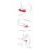 Vibrador sin correas con control remoto You2Toys - Rojo