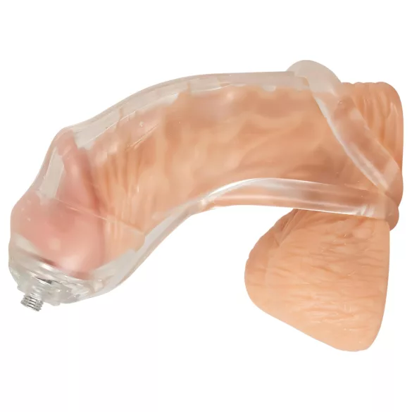You2Toys Piss Play Sleeve - funda para pene con tubo de salida (transparente)