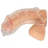 You2Toys Piss Play Sleeve - funda para pene con tubo de salida (transparente)