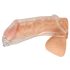 You2Toys - funda pene con tubo salida - transparente