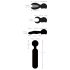 Elección de Parejas - vibrador masajeador con calor recargable (negro)