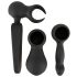Elección de Parejas - vibrador masajeador con calor recargable (negro)