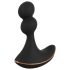 ANOS - Doble motor vibrador anal giratorio (negro)