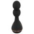 ANOS - Doble motor vibrador anal giratorio (negro)