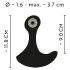 Vibrador anal impermeable negro ANOS