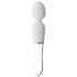 Varita LED - vibrador silicona y cristal (transparente)