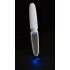 Liaison Straight - vibrador recargable LED (transparente-blanco)