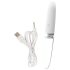 Liaison Recto - vibrador LED recargable (transparente-blanco)
