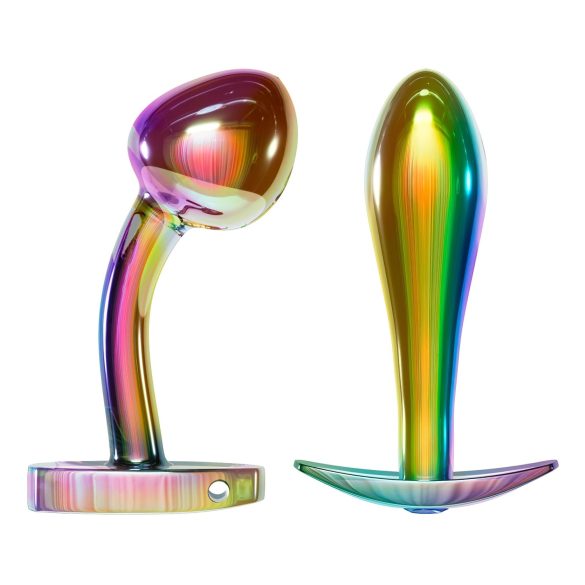 ANOS Metal Rainbow - plug anal metálico - set 2 piezas - multicolor