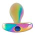 ANOS Metal Rainbow - plug anal metálico - set 2 piezas - multicolor