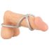 You2Toys - Anillo triple de silicona para pene y testículos (plata)