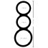 You2Toys - Anillo triple de silicona para pene y testículos (plata)