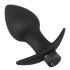 Black Velvet: Set de vibradores anales - 3 piezas (negro)