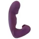 Javida - Vibrador 4 en 1 con lengua estimuladora de clítoris (lila)