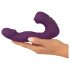 Javida - Vibrador 4 en 1 con Estimulador de Clítoris (lila)