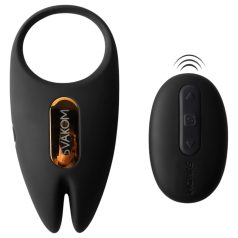   Svakom Winni 2 - anillo vibrador para pene con control remoto - silicona negra