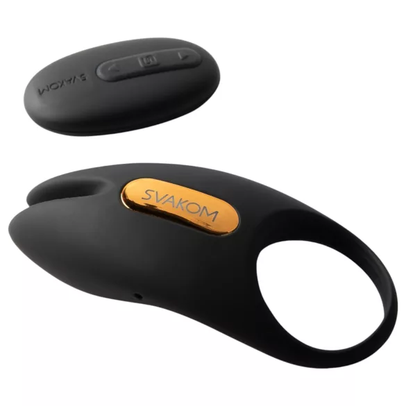 Svakom Winni 2 - Anillo vibrador para pene con control por app y mando a distancia, para hombres (negro)