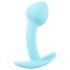 Cuties - plug anal mini - silicona - azul - 2,6 cm