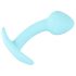 Cuties - plug anal mini - silicona - azul - 2,6 cm
