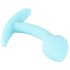Cuties - plug anal mini - silicona - azul - 2,6 cm