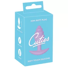 Cuties - plug anal mini - silicona - lila - 2,8 cm
