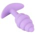 Cuties - plug anal mini - silicona - lila - 2,8 cm