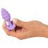 Cuties - plug anal mini - silicona - lila - 2,8 cm