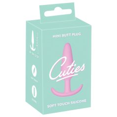   Cuties Mini Butt Plug - plug anal pequeño - silicona - rosa - 2,1 cm