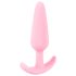 Cuties Mini Butt Plug - plug anal pequeño - silicona - rosa - 2,1 cm