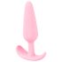 Cuties Mini Butt Plug - plug anal pequeño - silicona - rosa - 2,1 cm