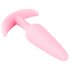 Cuties Mini Butt Plug - plug anal pequeño - silicona - rosa - 2,1 cm