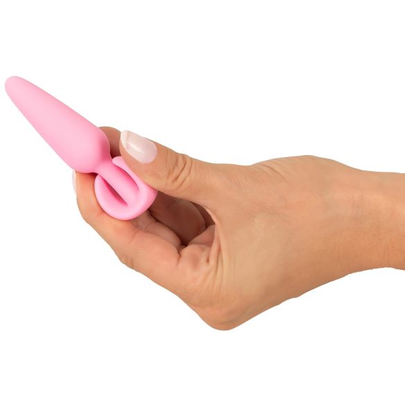 Cuties Mini Butt Plug - plug anal pequeño - silicona - rosa - 2,1 cm