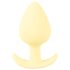 Tapón Anal Mini Cuties - Silicona Amarillo (3,1cm)