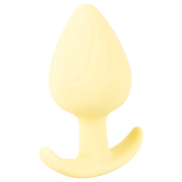 Cuties - plug anal pequeño - silicona amarilla - 3,1 cm