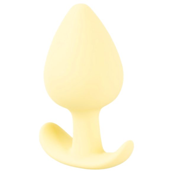 Cuties - plug anal pequeño - silicona amarilla - 3,1 cm
