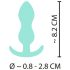 Mini Plug Silicone - Menta (2,3cm)