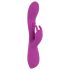 Javida Conejito Vibrante - Vibrador de 3 Motores con Estimulador de Clítoris (Lila)