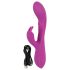 Javida Conejito Vibrante - Vibrador de 3 Motores con Estimulador de Clítoris (Lila)