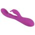 Javida Conejito Vibrante - Vibrador de 3 Motores con Estimulador de Clítoris (Lila)