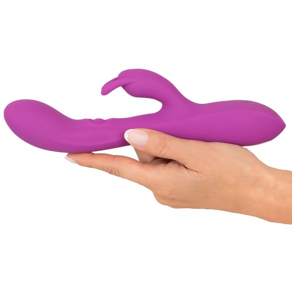 Javida Thumping Rabbit - Vibrador lila con 3 motores y brazo para clítoris