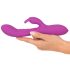 Javida Thumping Rabbit - Vibrador lila con 3 motores y brazo para clítoris