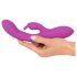 Javida Thumping Rabbit - Vibrador lila con 3 motores y brazo para clítoris