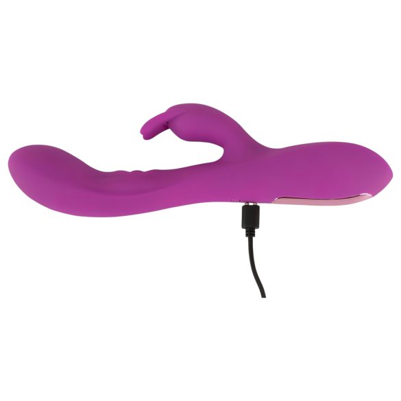 Javida Thumping Rabbit - Vibrador lila con 3 motores y brazo para clítoris
