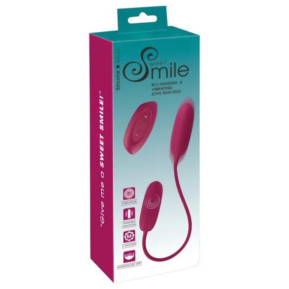 Dúo de Huevos Vibradores Smile Love - para Estimulación Íntima