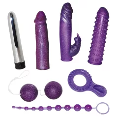 You2Toys - kit vibrador con brillo - 7 piezas