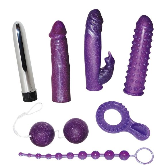 You2Toys - kit vibrador con brillo - 7 piezas