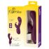 SMILE - Vibrador lila recargable con 3 motores y estimulador de clítoris